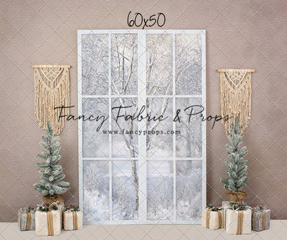 Boho Fireplace Window