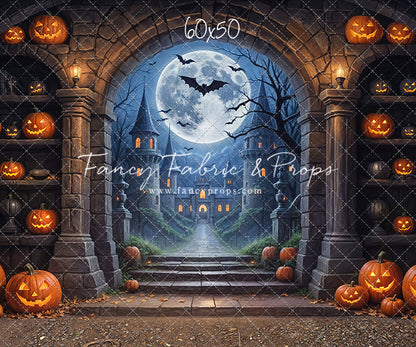 Gothic Halloween Gateway - Dirt Floor - With Sweep Option