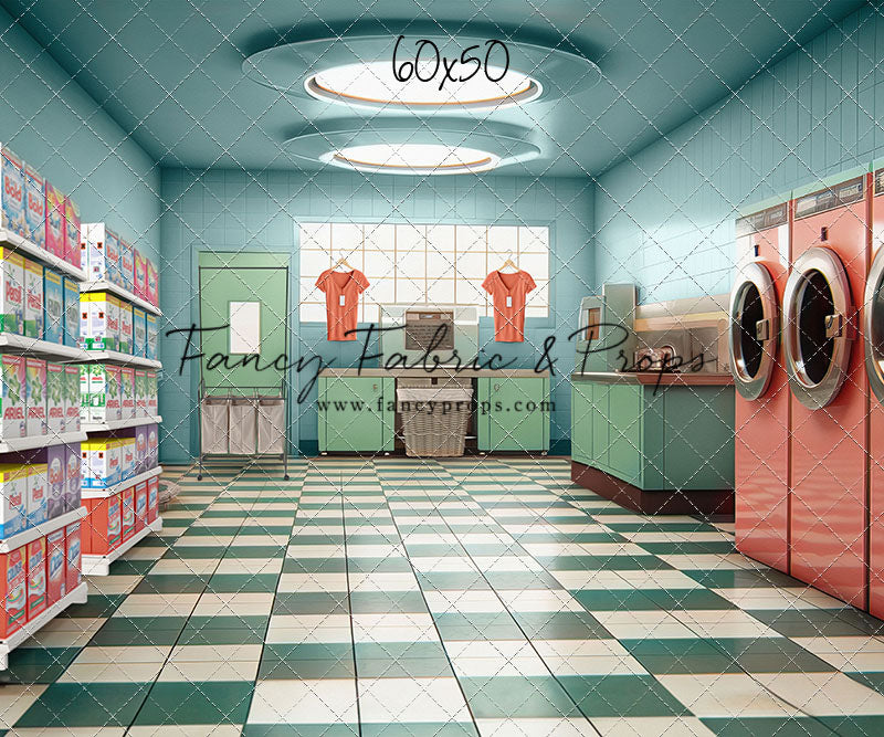 Laundry Day - Blue - With Sweep Option