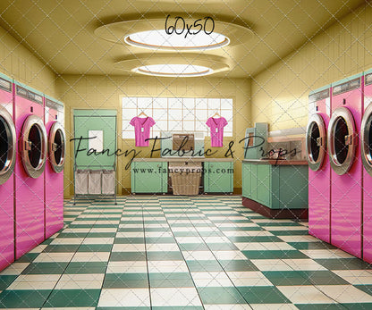 Laundry Day - Yellow With Double Washers- With Sweep Option