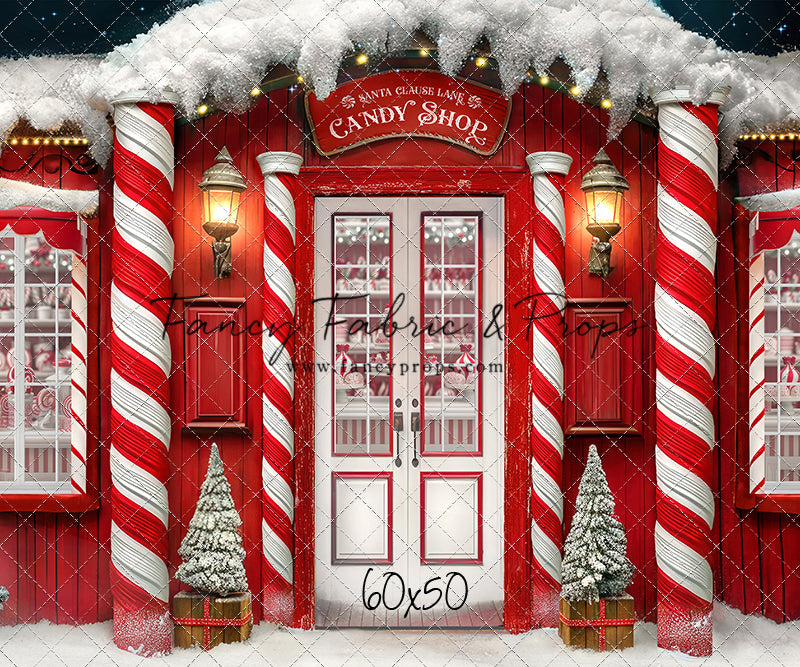 Santa Claus Lane Candy Shop - With Sweep Option