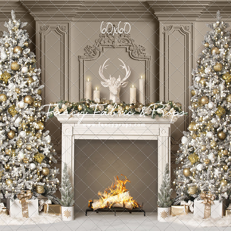 Frosted Fireside Glow