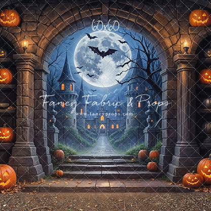 Gothic Halloween Gateway - Dirt Floor - With Sweep Option