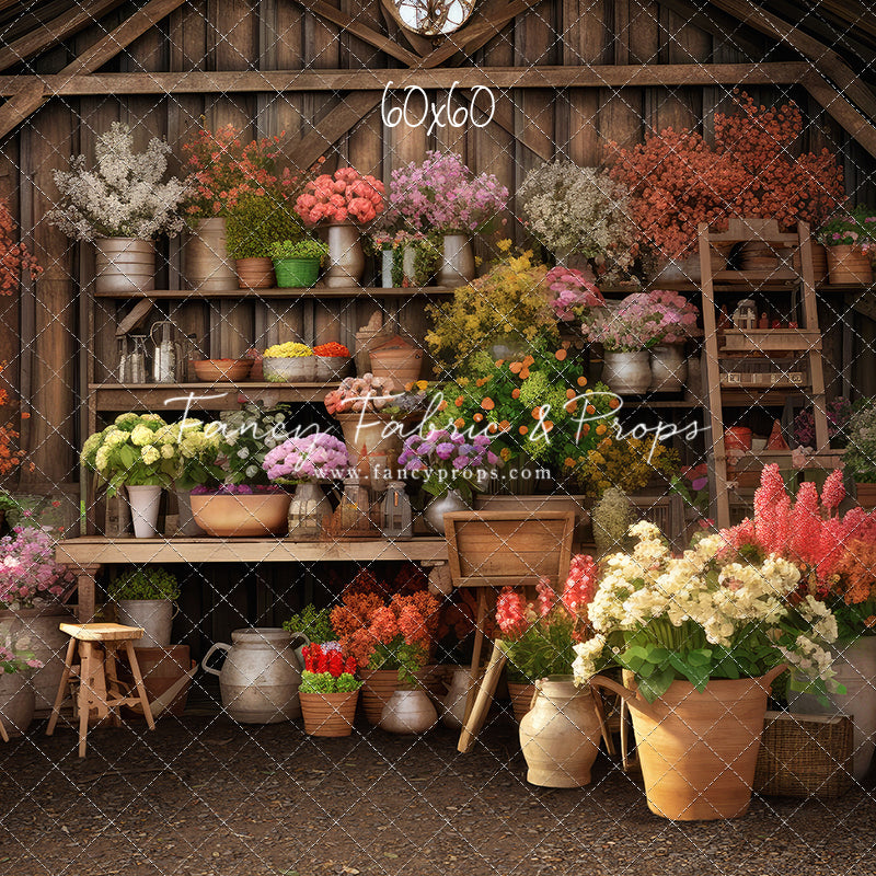 Grandma's Gardening Shed - With Sweep Option