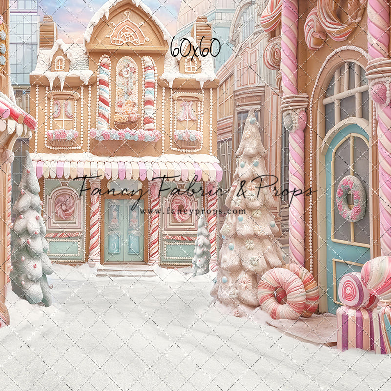Pastel Gingerbread Street - With Sweep Option