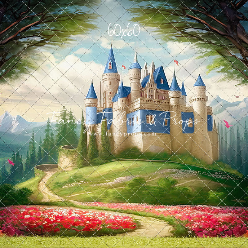 Royal Castle - Blue with Grass- With Sweep Option