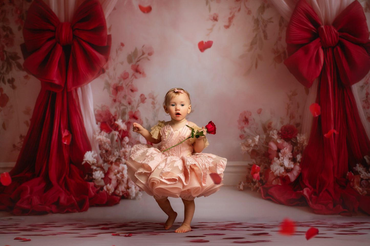 Bowtied Valentine - With Sweep Option