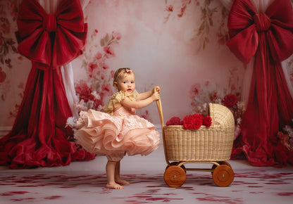 Bowtied Valentine - With Sweep Option