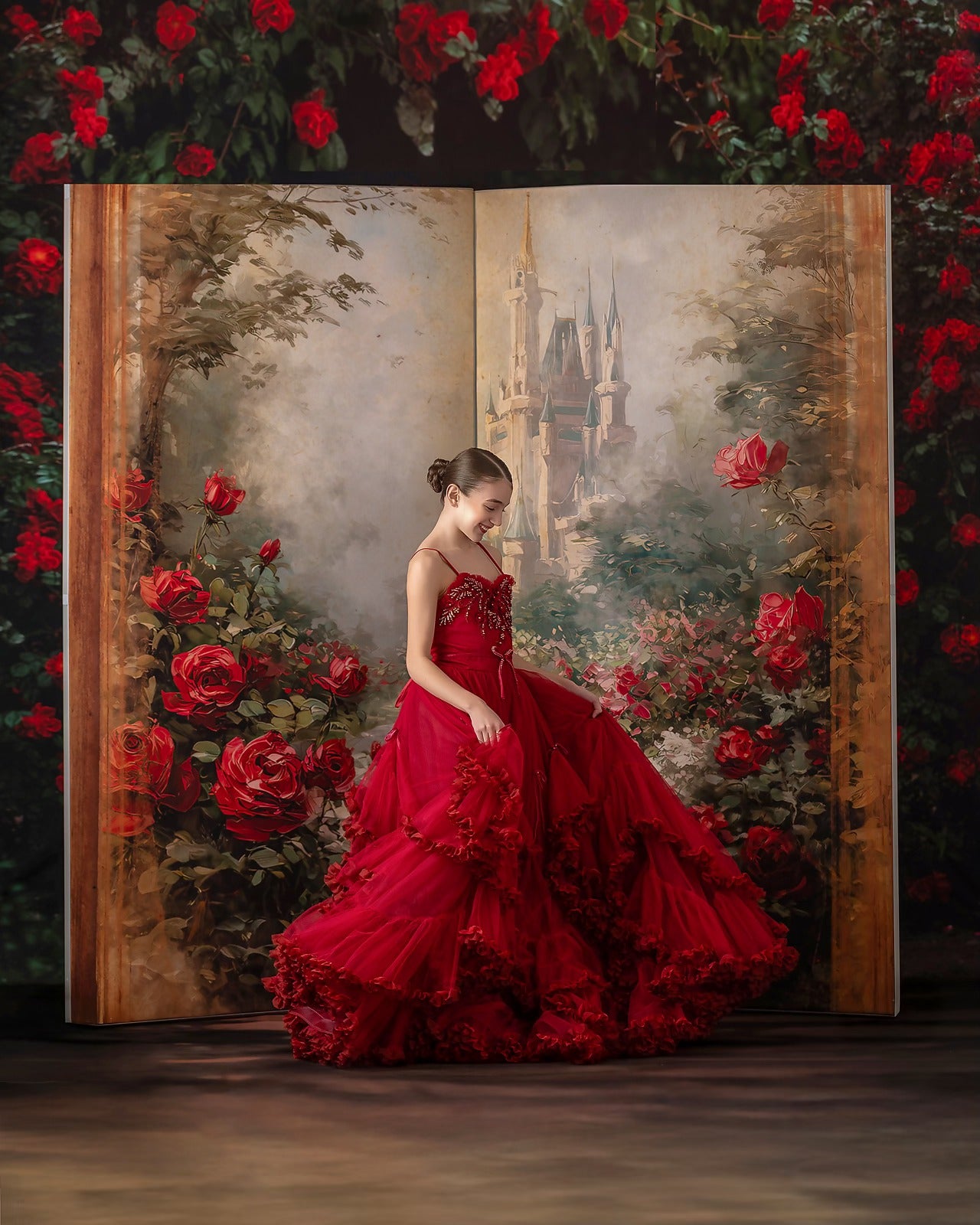 Rose Castle Book Set - 2pk Slimline Drops For OG Fancy Lite System - Slimline Panels