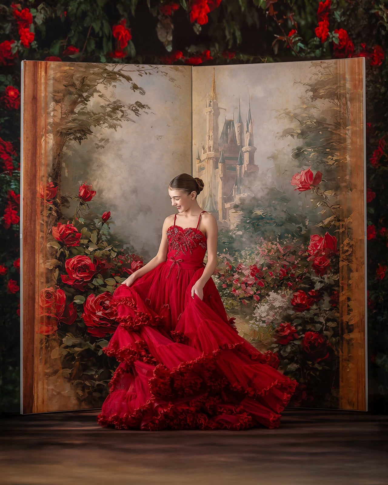 Rose Castle Book Set - 2pk Slimline Drops For OG Fancy Lite System - Slimline Panels