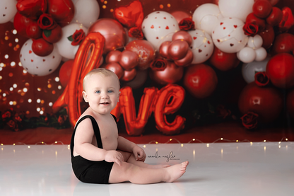 Valentine Balloons & Bokeh