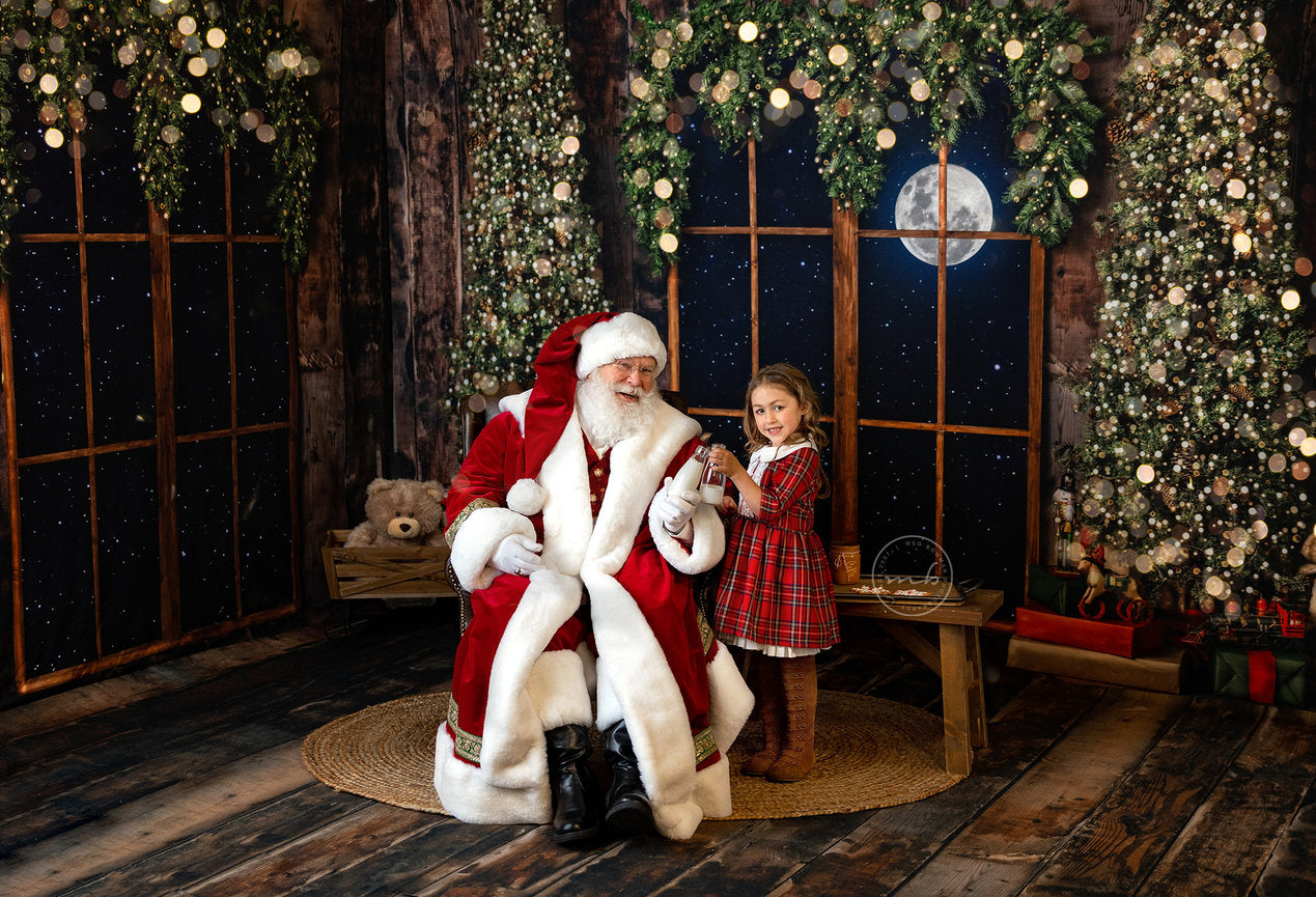 Classic Rustic Window With Trees - Room