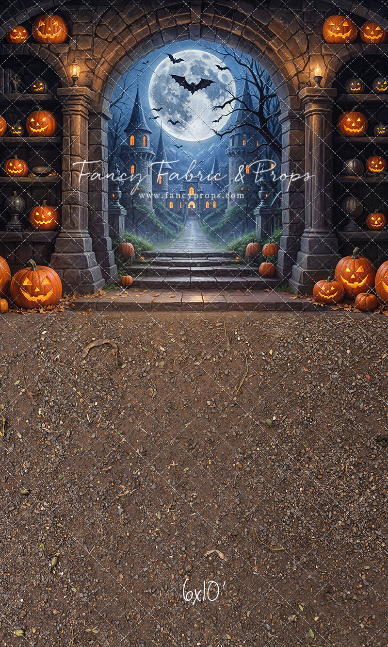 Gothic Halloween Gateway - Dirt Floor - With Sweep Option