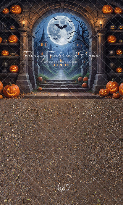 Gothic Halloween Gateway - Dirt Floor - With Sweep Option
