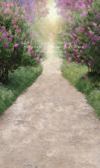Lilac Garden Path - With Sweep Option