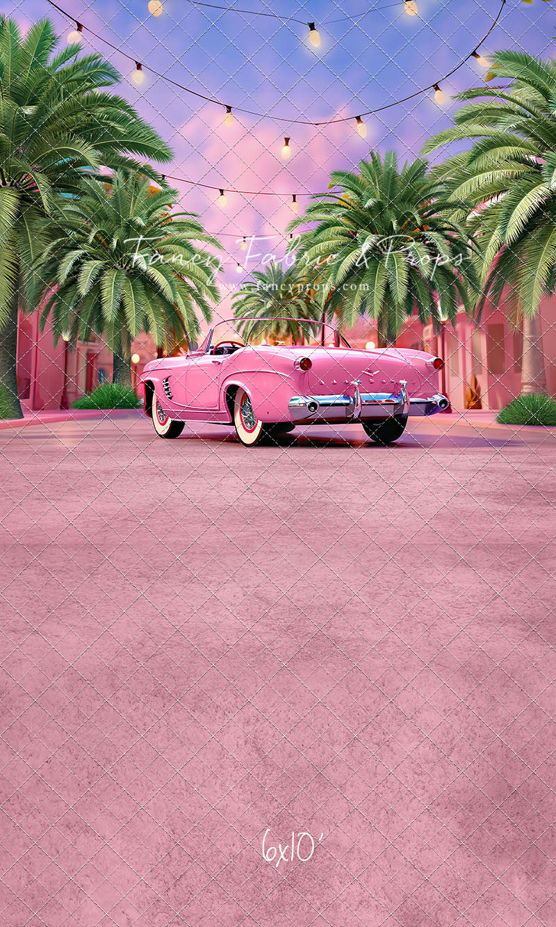 Malibu Shopping Center - Pink Car & Pink Floor - With Sweep Option