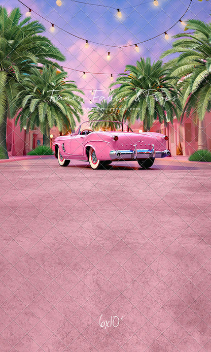 Malibu Shopping Center - Pink Car & Pink Floor - With Sweep Option