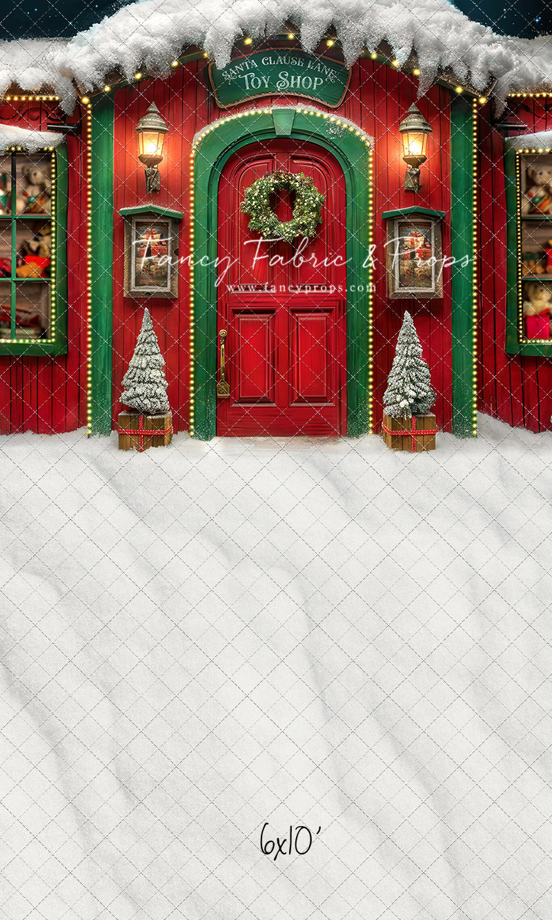 Santa Claus Lane Toy Shop - with Sweep Option