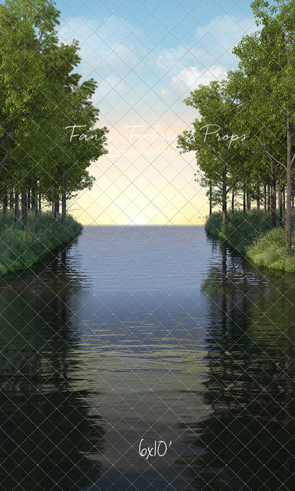 Spring at the Lake - With Sweep Option