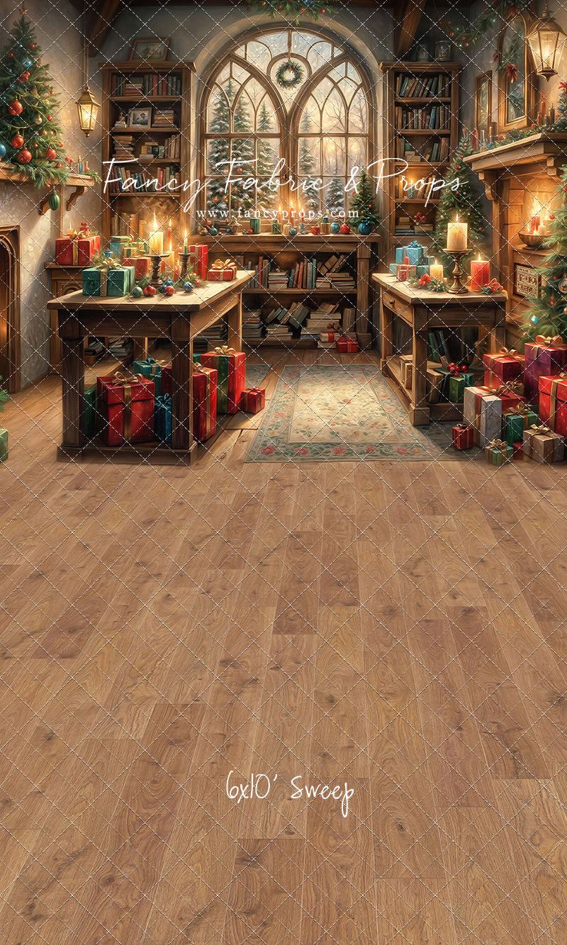 Winter Cabin Wrapping Room - with Sweep Option