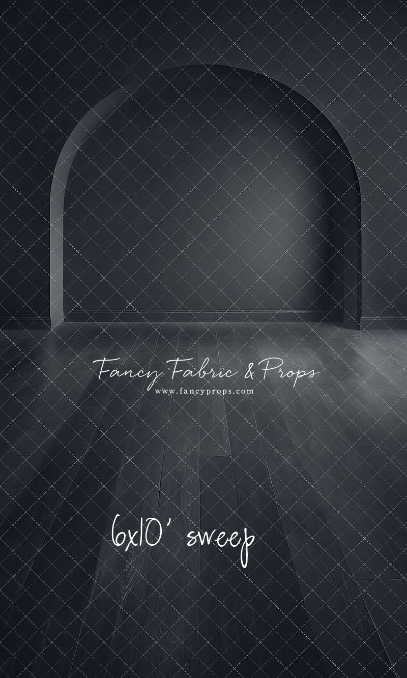 Modern Midnight Alcove - Wood Floor - With Sweep Option