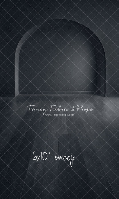 Modern Midnight Alcove - Wood Floor - With Sweep Option