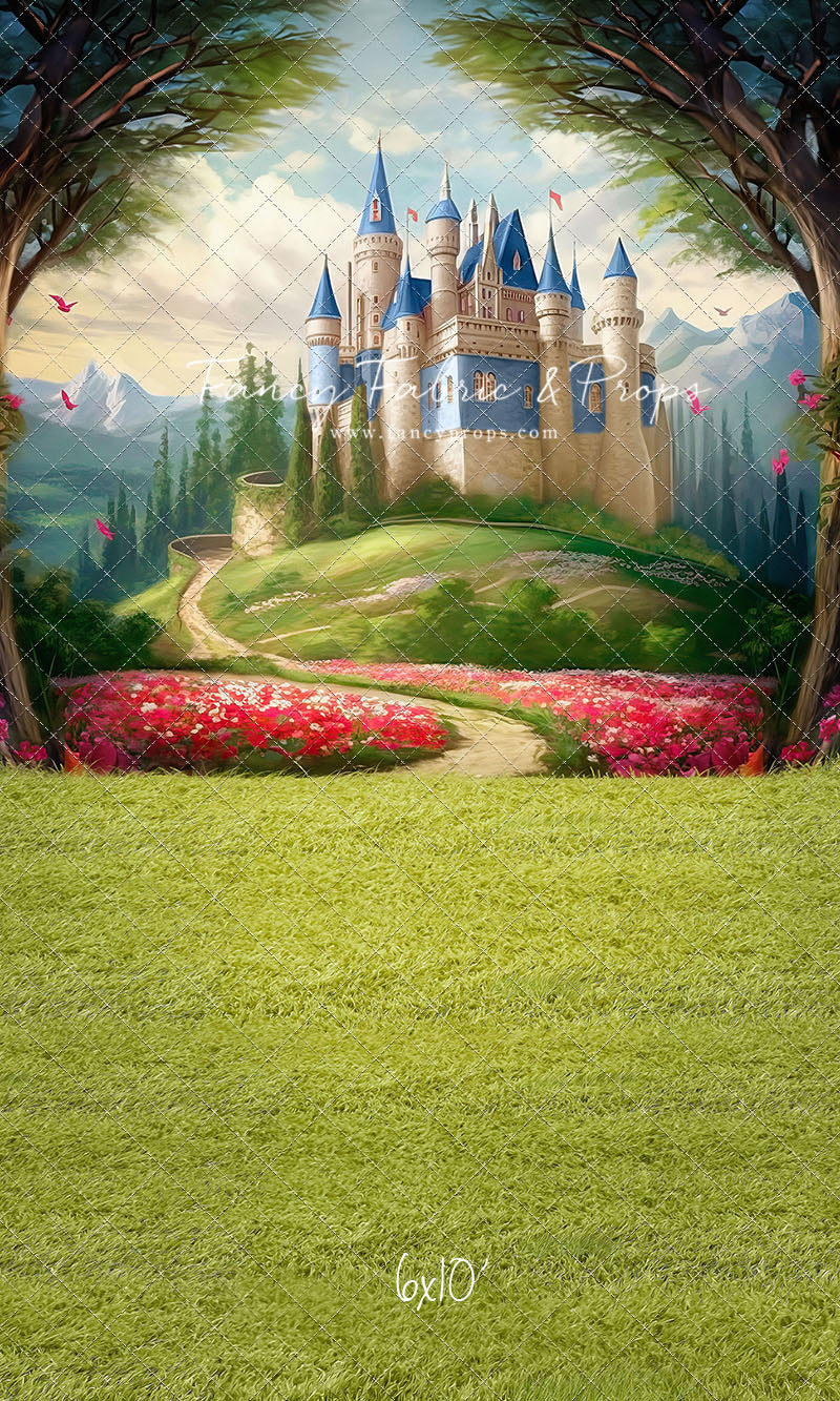 Royal Castle - Blue with Grass- With Sweep Option