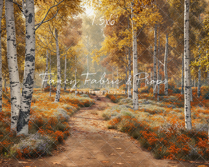 Beautiful Autumn Stroll - With Sweep Option