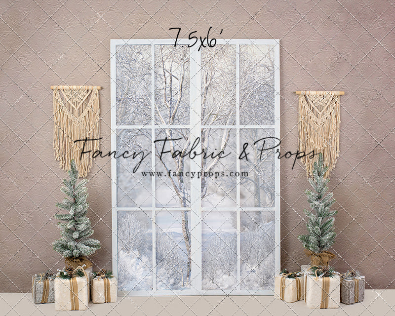 Boho Fireplace Window