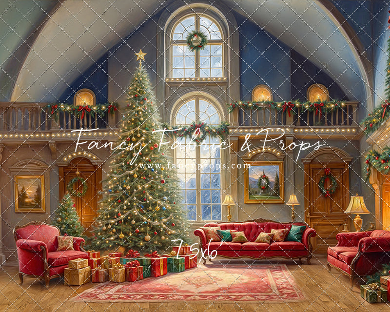Elegant Christmas Chateau - with Sweep Option