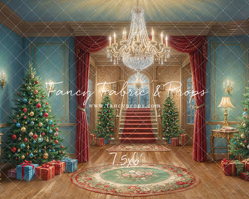 Elegant Holiday Hallway - With Sweep Option