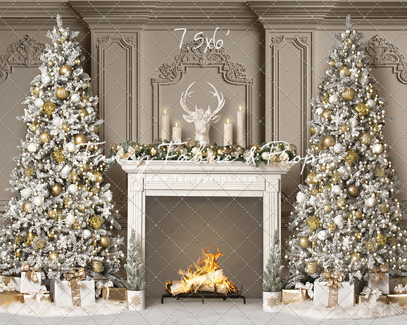 Frosted Fireside Glow