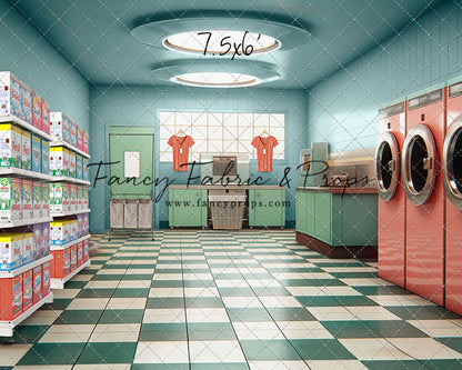 Laundry Day - Blue - With Sweep Option