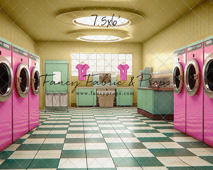 Laundry Day - Yellow With Double Washers- With Sweep Option