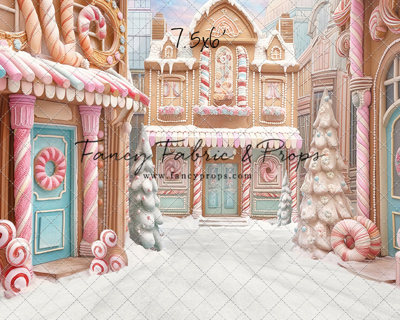Pastel Gingerbread Street - With Sweep Option
