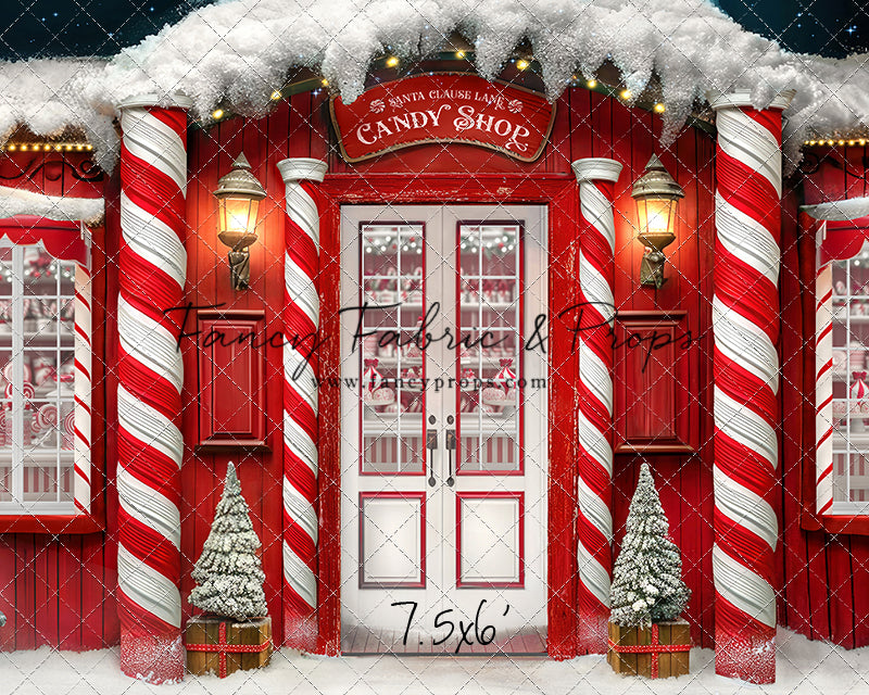 Santa Claus Lane Candy Shop - With Sweep Option