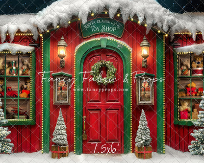 Santa Claus Lane Toy Shop - with Sweep Option