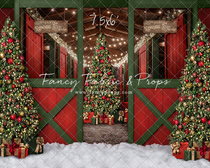 Santa's Jolly Reindeer Stable - No Reindeer