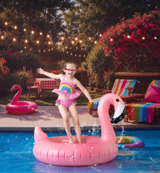 Sunny Swim Club - With Sweep Option