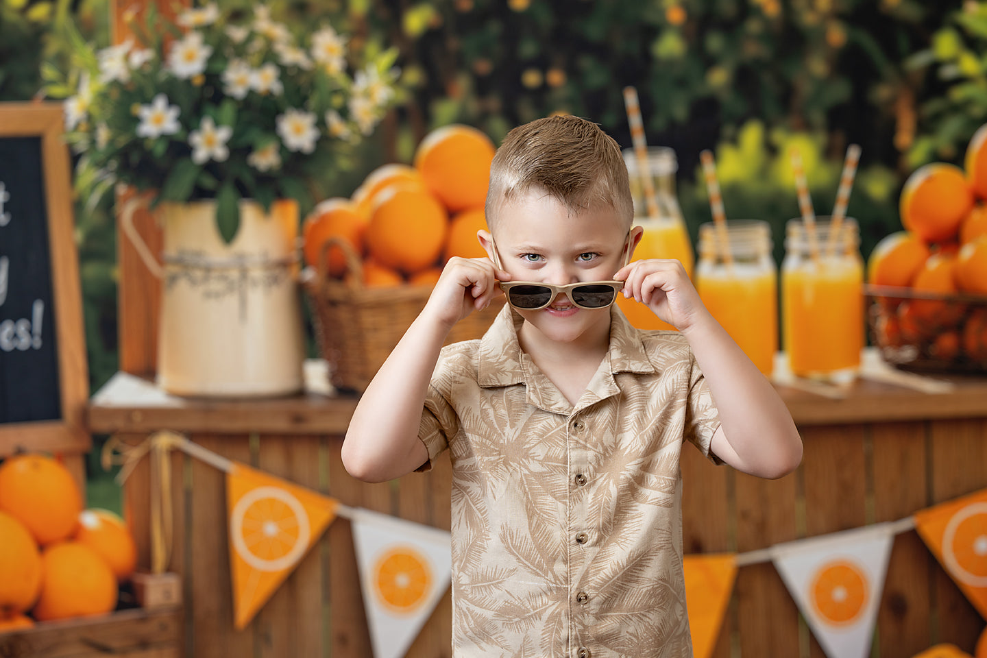 Sunshine Orange Stand - With Sweep Option