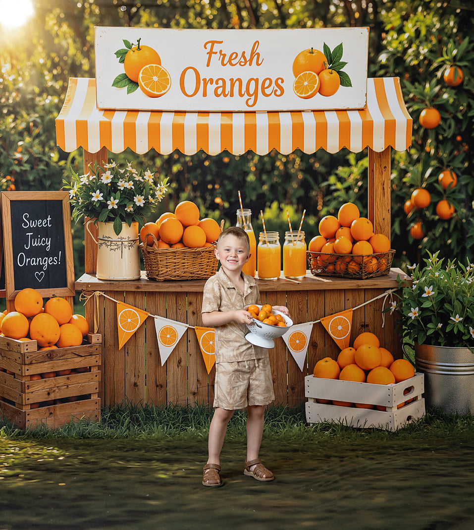 Sunshine Orange Stand - With Sweep Option