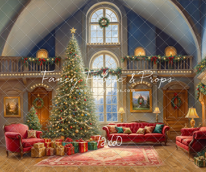 Elegant Christmas Chateau - with Sweep Option