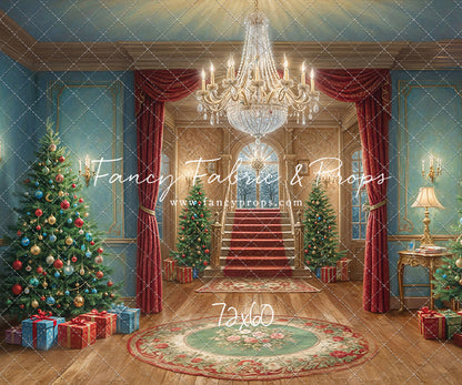 Elegant Holiday Hallway - With Sweep Option