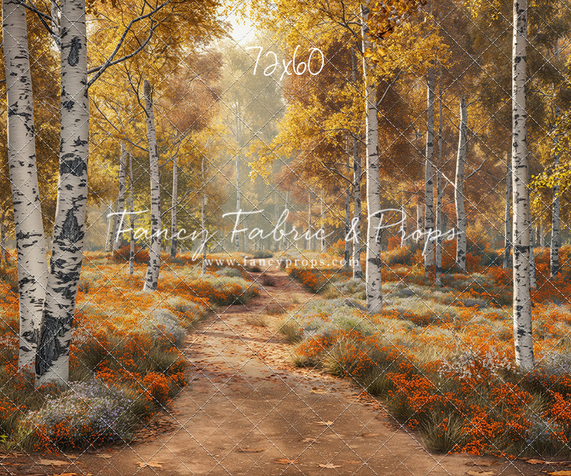 Beautiful Autumn Stroll - With Sweep Option