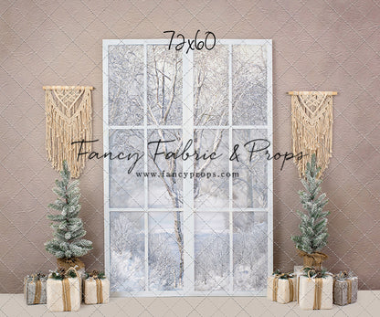 Boho Fireplace Window