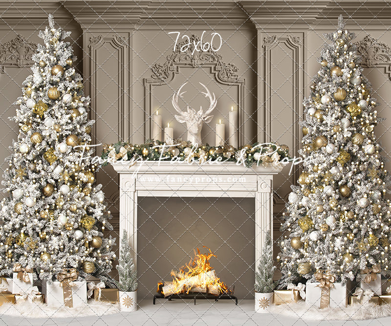 Frosted Fireside Glow