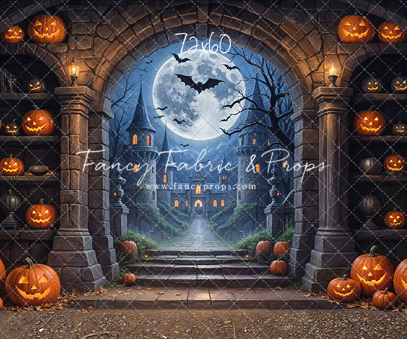 Gothic Halloween Gateway - Dirt Floor - With Sweep Option