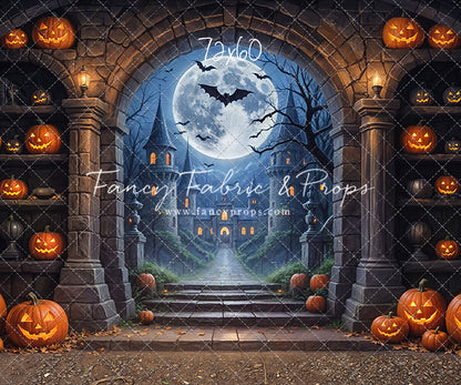 Gothic Halloween Gateway - Dirt Floor - With Sweep Option