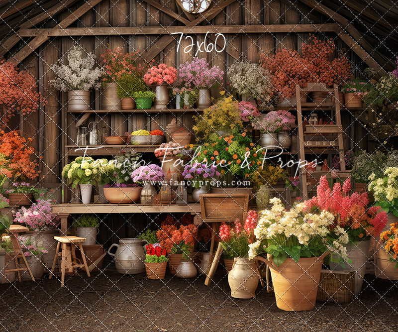 Grandma's Gardening Shed - With Sweep Option