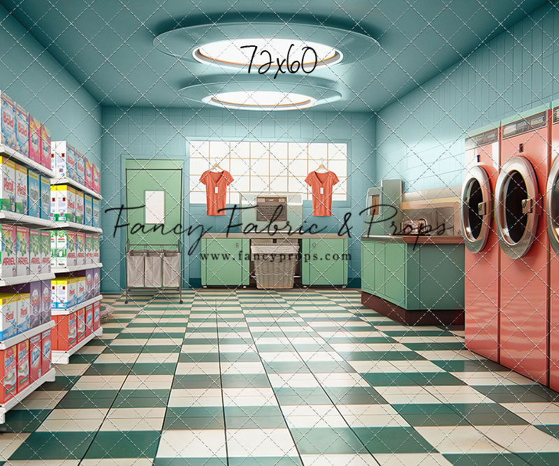 Laundry Day - Blue - With Sweep Option